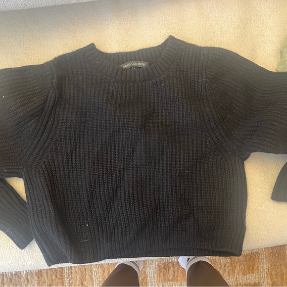 NakedCashmere Black Crew Neck Sweater - Picture 6 of 6
